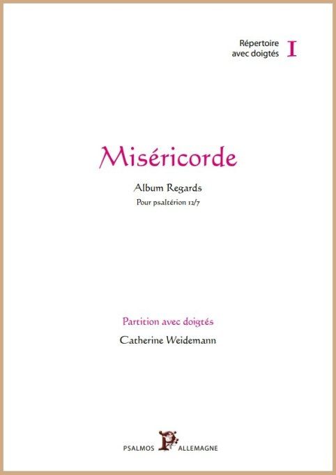 PARTITION "REGARDS" DOIGTEE : Miséricorde